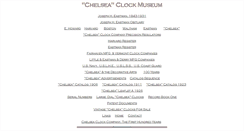 Desktop Screenshot of chelseaclockmuseum.com